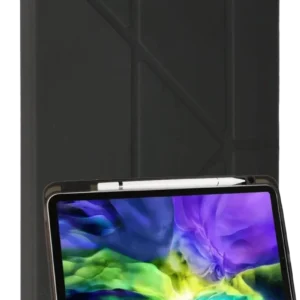 Newface Samsung Galaxy P610 Tab S6 Lite 10.4 Kılıf Kalemlikli Mars Tablet Kılıfı - Koyu Gri
