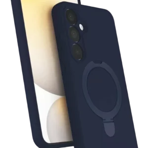 Newface Samsung Galaxy A15 4g Regal Magsafe Standlı Kapak - Lacivert