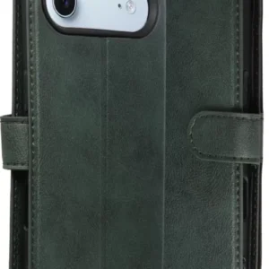 Newface Apple İphone 17 Air Trend S Plus Kapaklı Kılıf - Yeşil