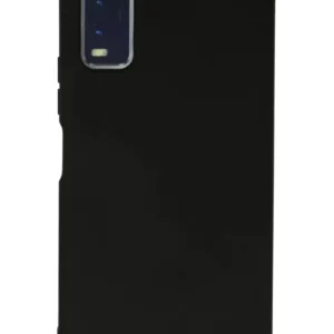 Newface Vivo Y11s Kılıf Nano İçi Kadife Silikon - Siyah