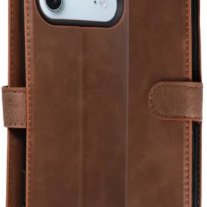 Newface Apple İphone 17 Air Trend S Plus Kapaklı Kılıf - Taba