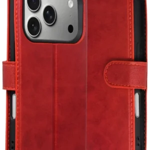 Newface Apple İphone 17 Pro Max Trend S Plus Kapaklı Kılıf - Kırmızı