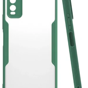 Newface Vivo Y11s Kılıf Platin Silikon - Yeşil