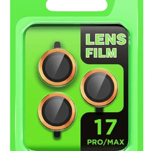 Newface Apple İphone 17 Pro Raze Metal Kamera Lens - Turuncu