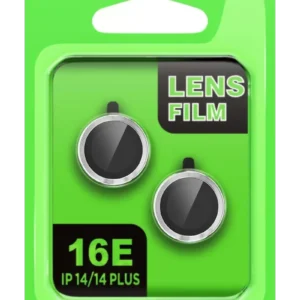 Newface Apple İphone 16e Raze Metal Kamera Lens - Gümüş