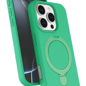 Newface Apple İphone 16 Pro Max Regal Magsafe Standlı Kapak - Yeşil