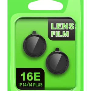 Newface Apple İphone 16e Raze Metal Kamera Lens - Siyah