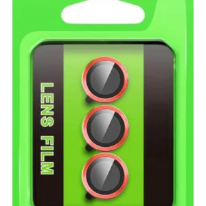 Newface Samsung Galaxy S25 Fe Raze Metal Kamera Lens - Kırmızı