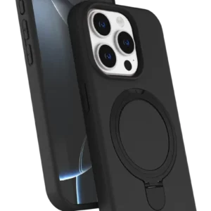 Newface Apple İphone 15 Pro Max Regal Magsafe Standlı Kapak - Siyah