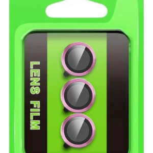 Newface Samsung Galaxy S25 Fe Raze Metal Kamera Lens - Pembe