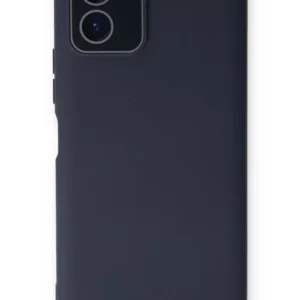 Newface Vivo Y15s Kılıf Lansman Glass Kapak - Lacivert