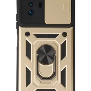 Newface Xiaomi Poco X3 Gt Kılıf Pars Lens Yüzüklü Silikon - Gold