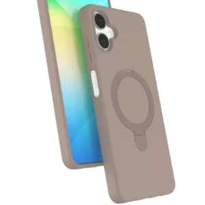 Newface Samsung Galaxy A06 Regal Magsafe Standlı Kapak - Çöl Titanyum