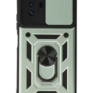 Newface Xiaomi Poco X3 Gt Kılıf Pars Lens Yüzüklü Silikon - Yeşil