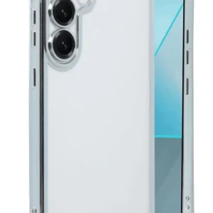 Newface Samsung Galaxy S25 Kılıf Razer Lensli Silikon - Gümüş