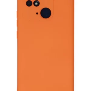 Newface Xiaomi Redmi 10c Kılıf Nano İçi Kadife Silikon - Turuncu