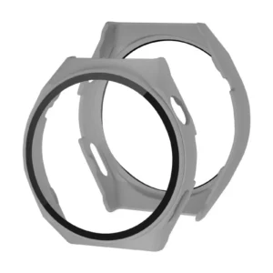 Newface Huawei Watch Gt3 Pro 43mm Dota Camlı Kasa Ekran Koruyucu - Gri