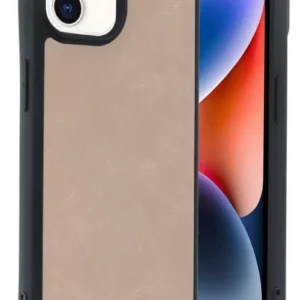 Newface İphone 11 Kılıf Aras Deri Kapak - Pudra