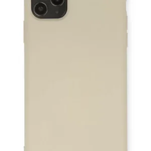 Newface İphone 11 Pro Max Kılıf Nano İçi Kadife Silikon - Bej