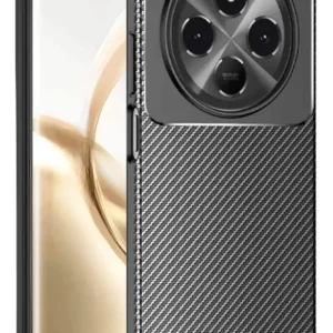 Newface Tecno Spark 30c Kılıf Auto Focus Karbon Kapak - Siyah