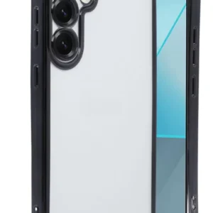 Newface Samsung Galaxy S25 Plus Kılıf Razer Lensli Silikon - Siyah