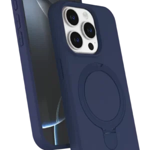 Newface Apple İphone 14 Pro Max Regal Magsafe Standlı Kapak - Lacivert