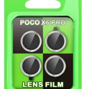 Newface Xiaomi Poco X6 Pro Raze Metal Kamera Lens - Gümüş