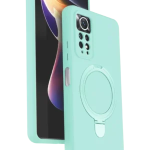 Newface Xiaomi Redmi Note 12 Pro 4g Regal Magsafe Standlı Kapak - Su Yeşili