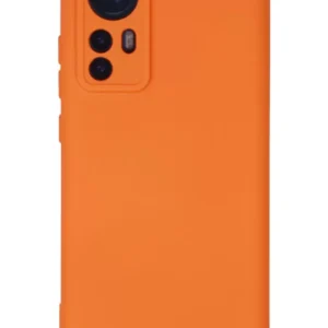 Newface Xiaomi Mi 12 Kılıf Nano İçi Kadife Silikon - Turuncu