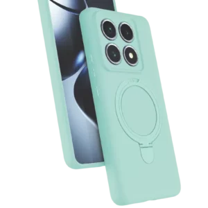 Newface Xiaomi Mi 14t Pro Regal Magsafe Standlı Kapak - Su Yeşili