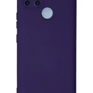Newface Realme C25y Kılıf Nano İçi Kadife Silikon - Mor