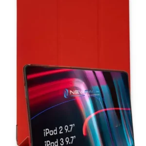 Newface İpad 4 9.7 Kılıf Tablet Smart Kılıf - Kırmızı