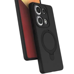 Newface Xiaomi Redmi Note 13 Pro 4g Regal Magsafe Standlı Kapak - Siyah