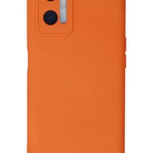 Newface Oppo A96 Kılıf Nano İçi Kadife Silikon - Turuncu