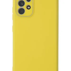 Newface Samsung Galaxy A53 5g Kılıf Lansman Glass Kapak - Sarı