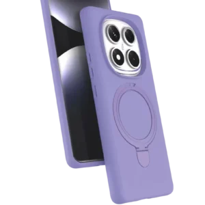 Newface Xiaomi Redmi Note 14 Pro 4g Regal Magsafe Standlı Kapak - Lila