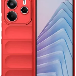 Newface Xiaomi Redmi Note 14 4g Kılıf Optimum Silikon - Kırmızı