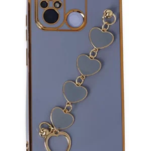 Newface Xiaomi Redmi 12c Kılıf Esila Silikon - Gri