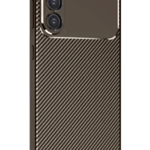 Newface Samsung Galaxy A16 5g Kılıf Auto Focus Karbon Kapak - Kahverengi