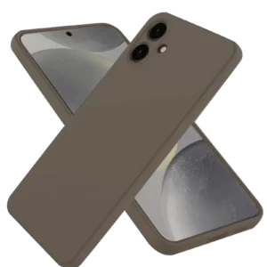 Newface Samsung Galaxy A06 Kılıf First Silikon - Kahverengi