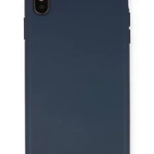 Newface İphone Xs Max Kılıf Nano İçi Kadife Silikon - Lacivert