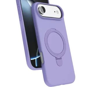 Newface Apple İphone 17 Air Regal Magsafe Standlı Kapak - Lila