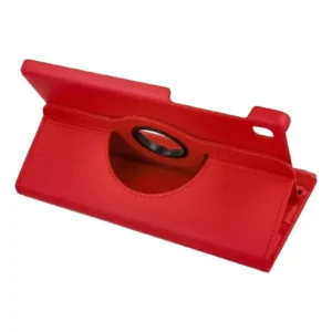 Newface Samsung Galaxy T220 Tab A7 Lite 8.7 Kılıf 360 Tablet Deri Kılıf - Kırmızı