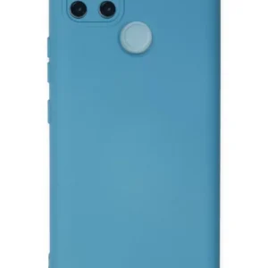 Newface Realme C25y Kılıf Nano İçi Kadife Silikon - Mavi