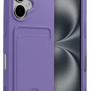 Newface Apple İphone 17 Kelvin Kartvizitli Silikon - Lila