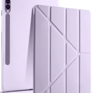 Newface Samsung Galaxy X610 Tab S9 Fe Plus 12.4 Kılıf Kalemlikli Mars Tablet Kılıfı - Lila