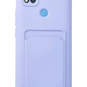 Newface Xiaomi Redmi 9c Kılıf Kelvin Kartvizitli Silikon - Lila