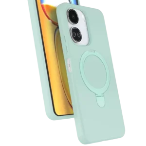 Newface Xiaomi Redmi 13c Regal Magsafe Standlı Kapak - Su Yeşili