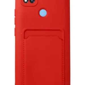 Newface Xiaomi Redmi 9c Kılıf Kelvin Kartvizitli Silikon - Kırmızı