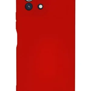 Newface Xiaomi Mi 11 Lite Kılıf Nano İçi Kadife Silikon - Kırmızı